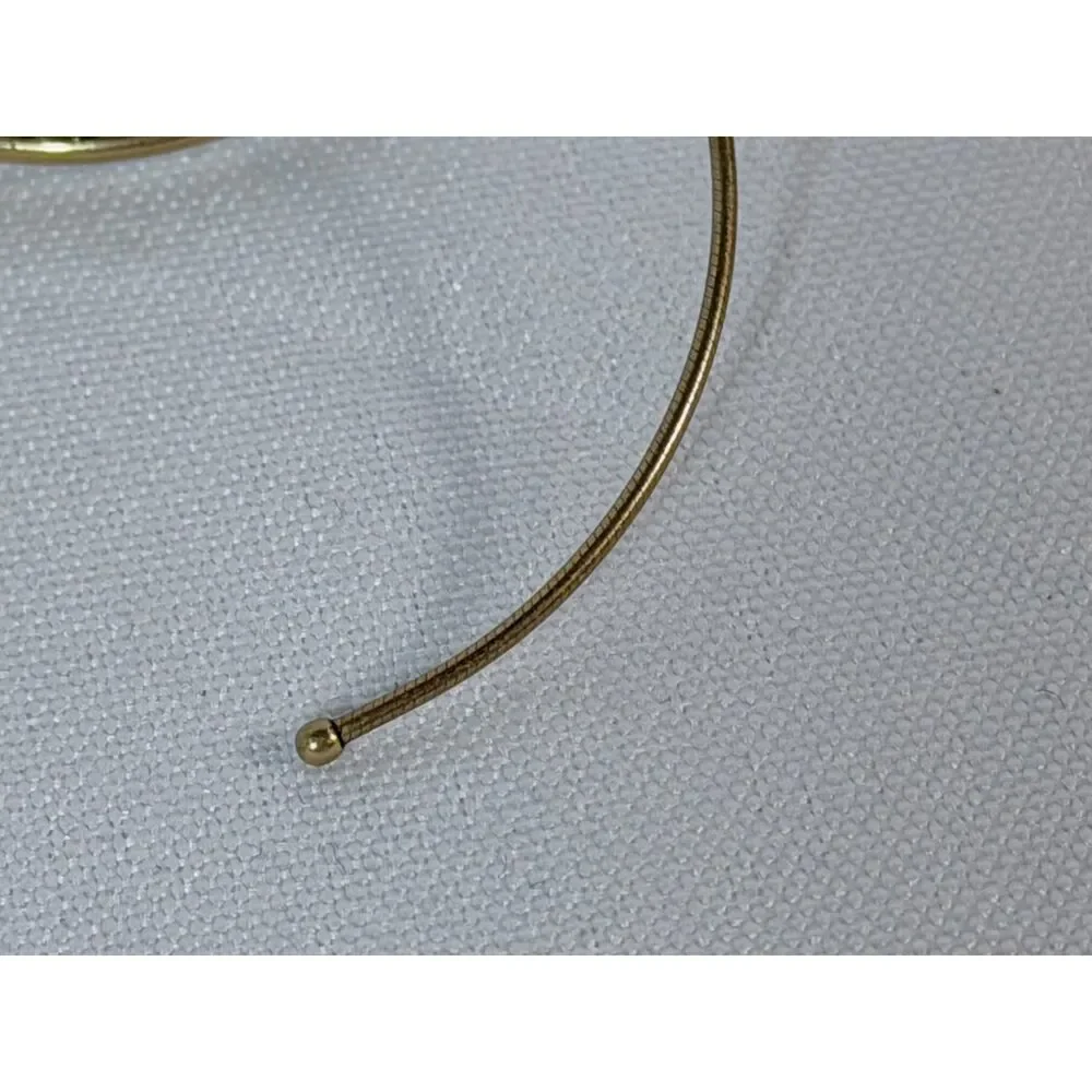 Antique STEVENS & CO Victorian Era Gold Wire Rim Eyeglasses Near Sight Cable